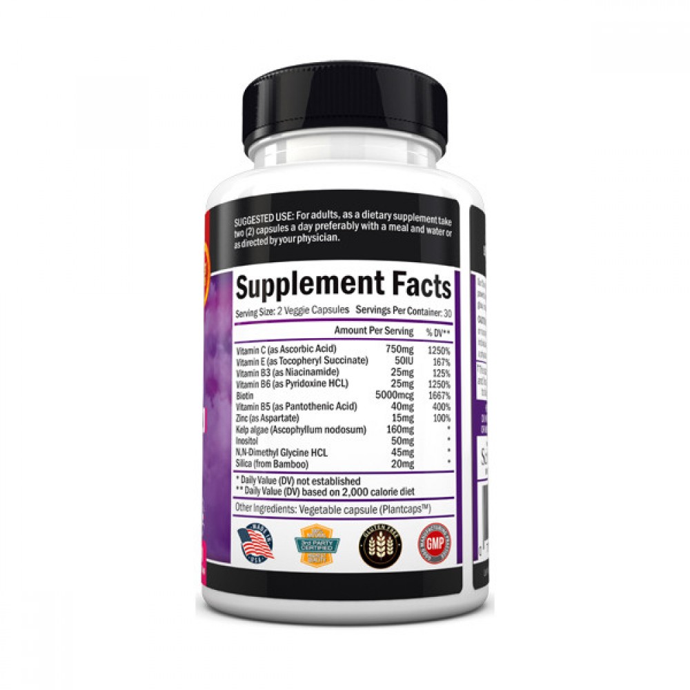 فيتامينات نمو ولمعان الشعر مع البيوتين من  شوارتز بيوريسيرش