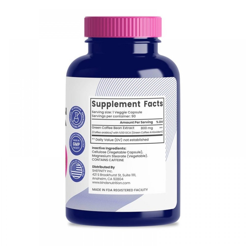 كبسولات بن القهوة الخضراء مع 50% مضادات أكسدة كبسولات بن القهوة الخضراء مع 50% مضادات أكسدة