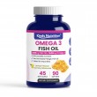 كبسولات زيت السمك الغنية بـ أوميجا 3 من شركة كايندز نيوتريشن
